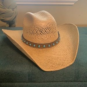 Tony Lama Straw Hat - 25x (with hat band)